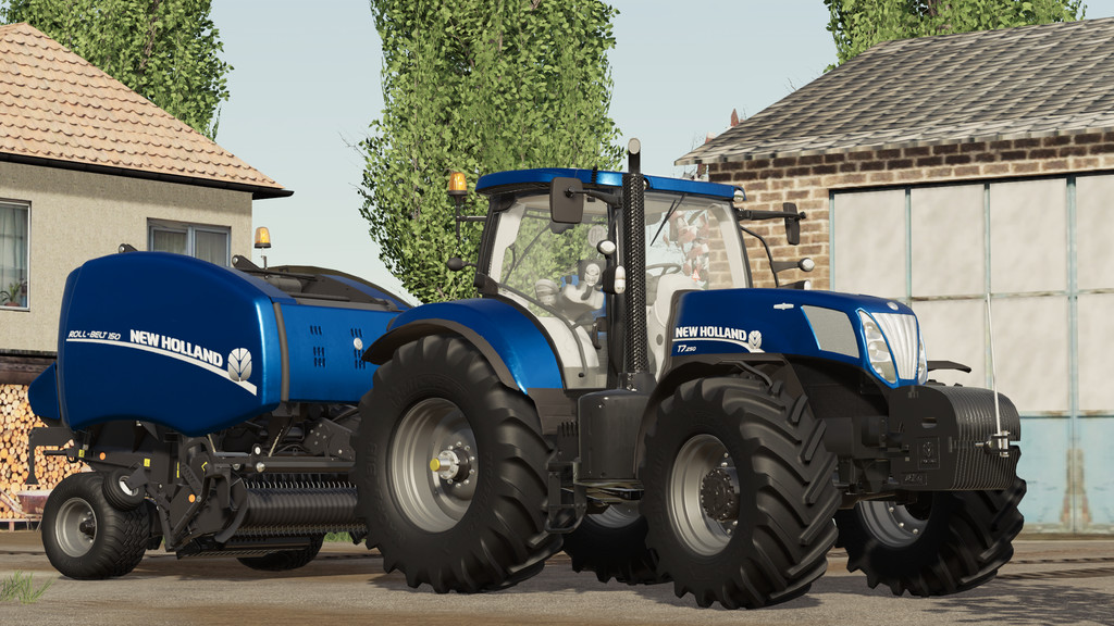 LS19,Anhänger,Anhänger Packs,,New Holland Roll-Belt 150