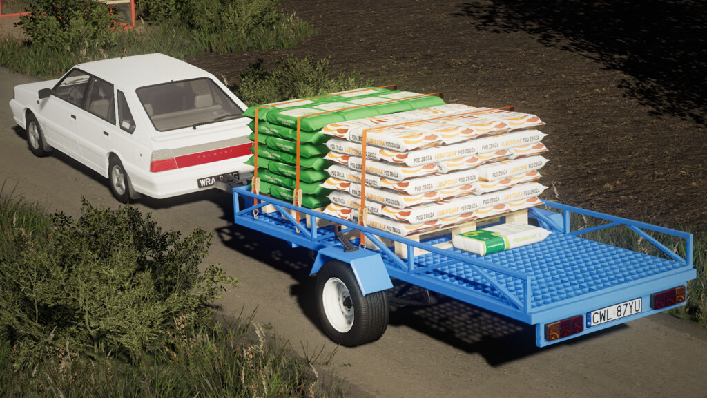 LS19,Anhänger,Ballentransport,,Lizard Self-Made Trailer