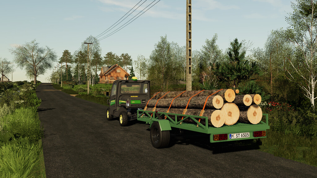 LS19,Anhänger,Ballentransport,,Lizard Self-Made Trailer