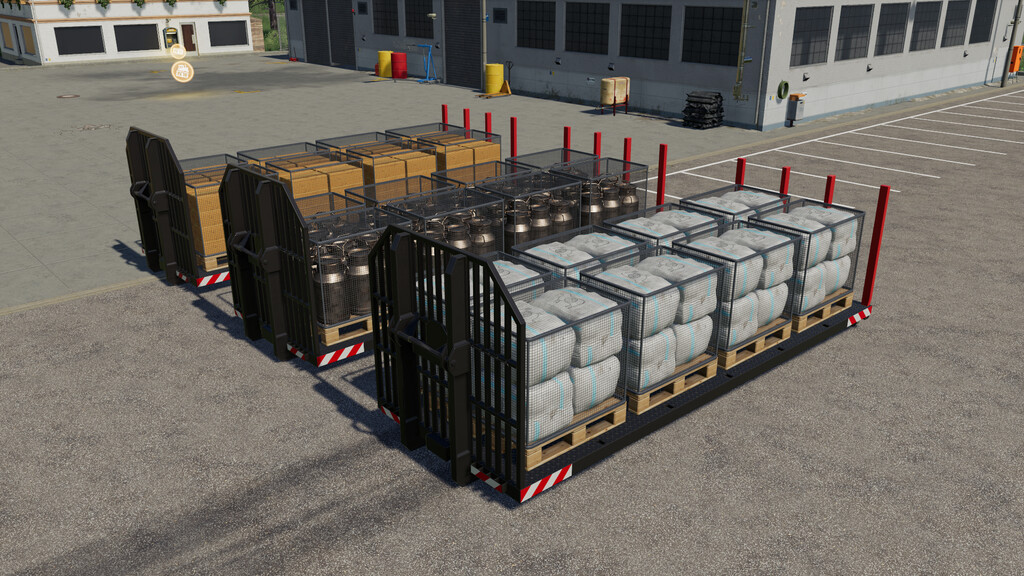 LS19,Anhänger,Container & Mulden,,Paletten Container