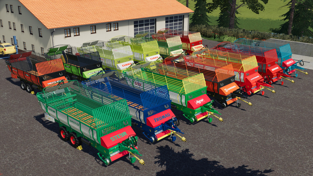 landwirtschafts farming simulator ls fs 19 ls19 fs19 2019 ls2019 fs2019 mods free download farm sim Alte Ladewagen Tandem 1.0.0.0