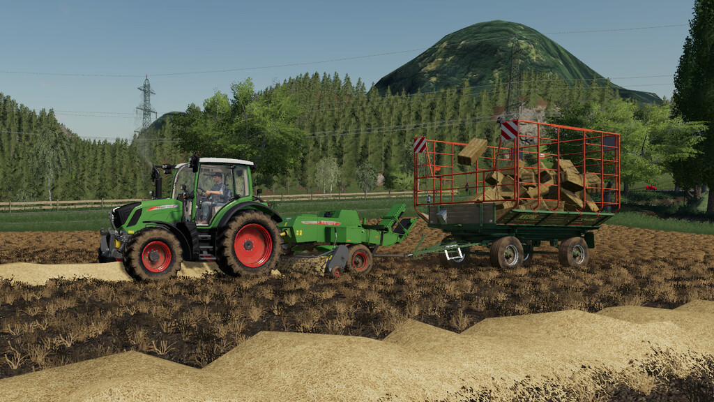 LS19,Anhänger,Pressen,,Massey Ferguson Hesston 1840