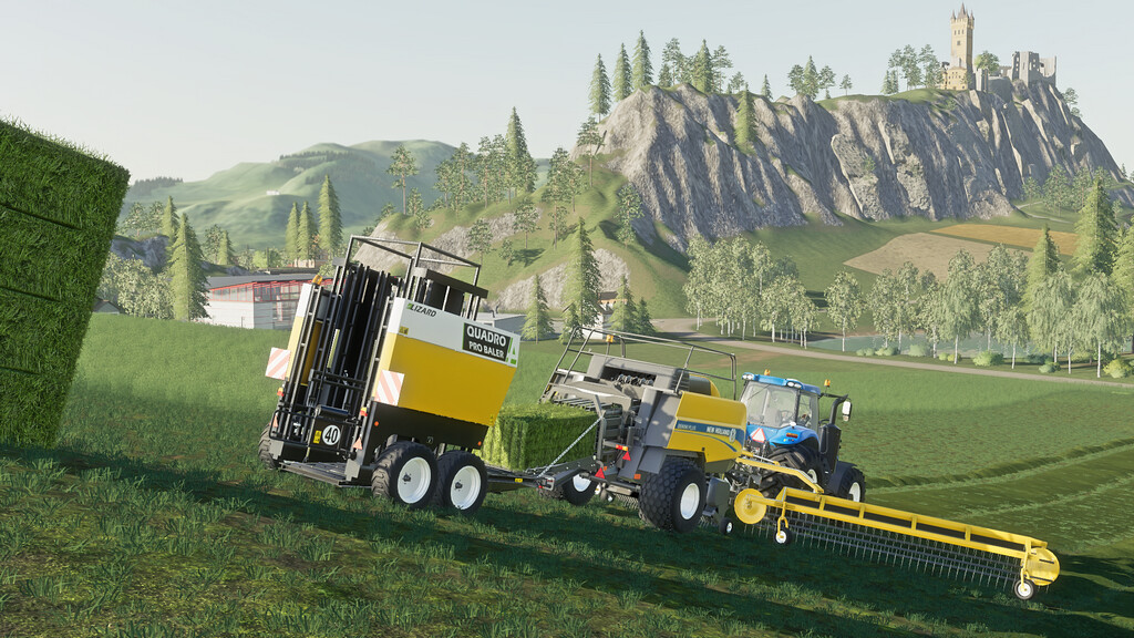 LS19,Anhänger,Pressen,,Quadro Pro Baler Pack