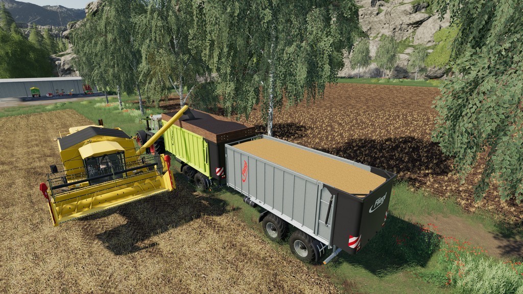 LS19,Anhänger,Tandem,,Fliegl TMK266 Bull