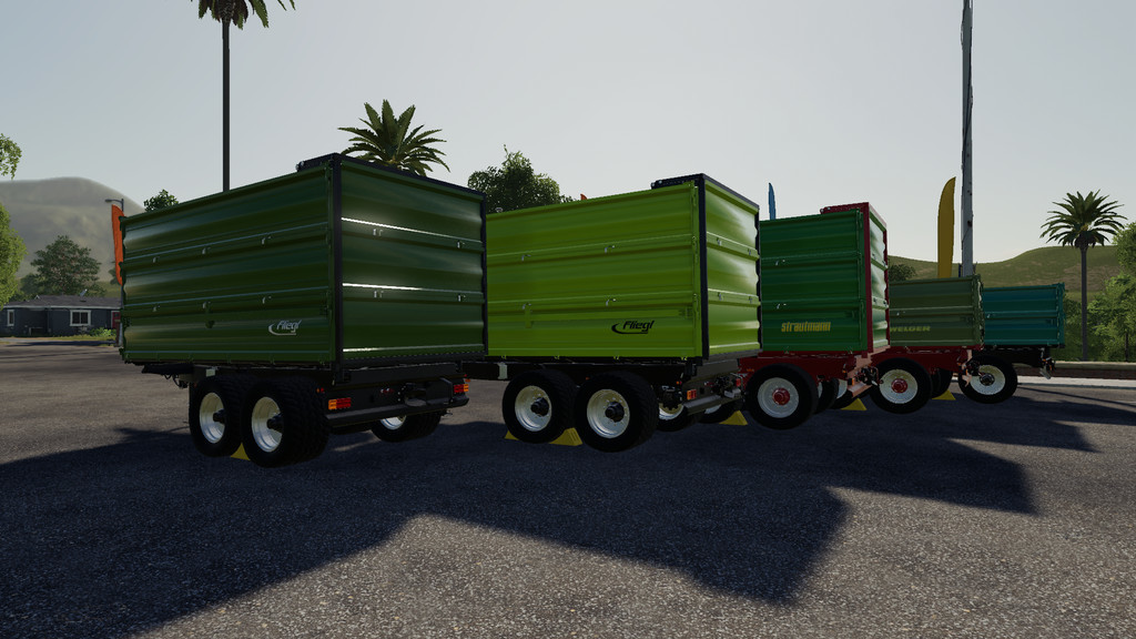 LS19,Anhänger,Tandem,,Muenz Tandem Kipper Pack