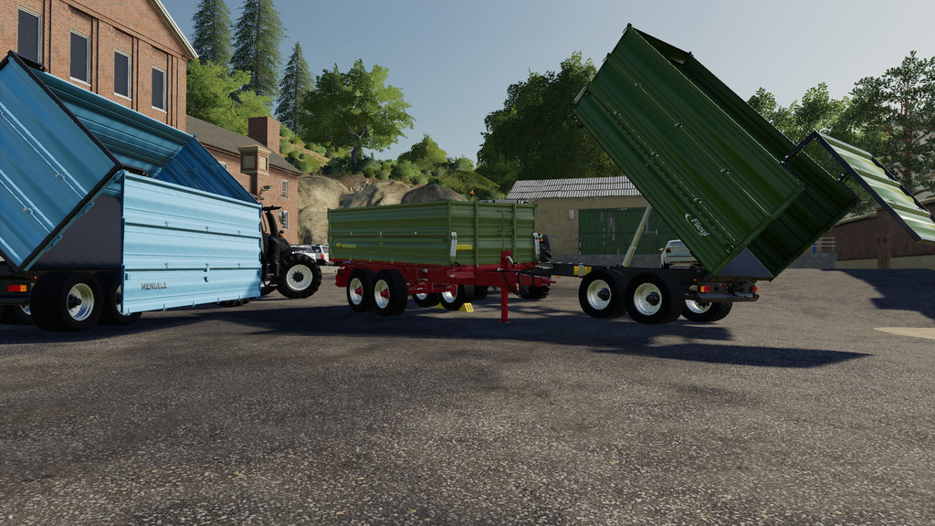 LS19,Anhänger,Tandem,,Muenz Tandem Kipper Pack