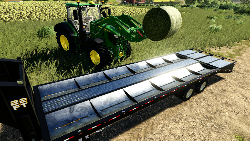 landwirtschafts farming simulator ls fs 19 ls19 fs19 2019 ls2019 fs2019 mods free download farm sim 22Ft Schwanenhals Ballen Auflieger 1.1.0.0