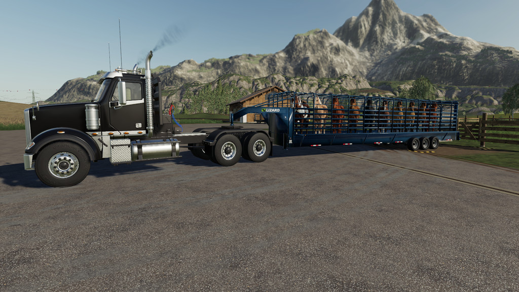 LS19,Anhänger,Tiertransport,,Lizard Cattleman