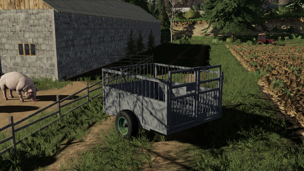 LS19,Anhänger,Tiertransport,,Old Cattle Trailer