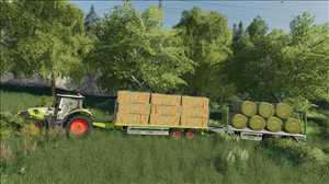 landwirtschafts farming simulator ls fs 19 ls19 fs19 2019 ls2019 fs2019 mods free download farm sim Fliegl TPW Ballenwagen Set 1.2.1.0