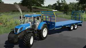 landwirtschafts farming simulator ls fs 19 ls19 fs19 2019 ls2019 fs2019 mods free download farm sim Lizard 28 Foot Bale Trailer 1.0.0.0