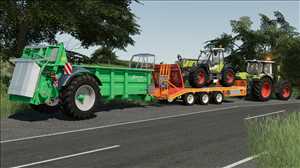 landwirtschafts farming simulator ls fs 19 ls19 fs19 2019 ls2019 fs2019 mods free download farm sim Lizard Tridem Tieflader 1.0.0.0