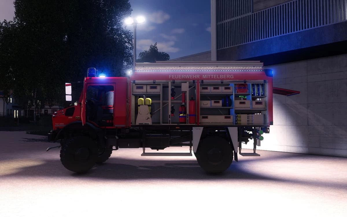 LS19,Fahrzeuge,Feuerwehr,,Schlingmann Unimog TLF3000