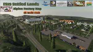 landwirtschafts farming simulator ls fs 19 ls19 fs19 2019 ls2019 fs2019 mods free download farm sim Settled Lands Alpine Extreme Multi Fruit Production 1.0