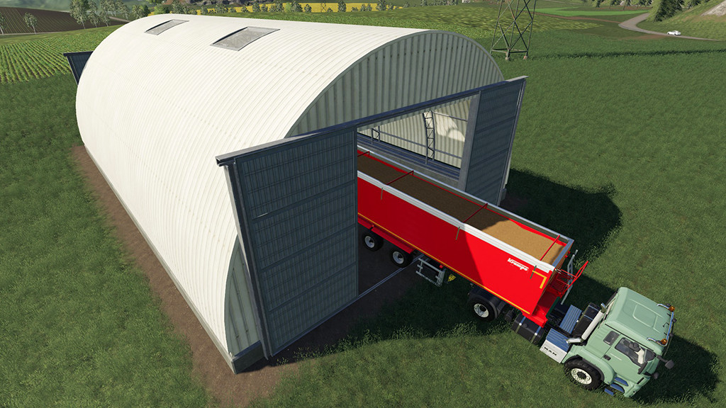 landwirtschafts farming simulator ls fs 19 ls19 fs19 2019 ls2019 fs2019 mods free download farm sim Gebogene Stahlhallen 1.0.0.0