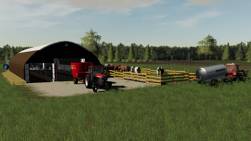 landwirtschafts farming simulator ls fs 19 ls19 fs19 2019 ls2019 fs2019 mods free download farm sim Gewölbter Kuhstall 1.0.0.1