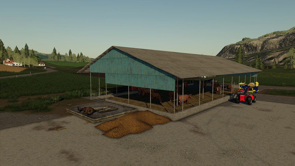 LS19,Maps & Gebäude,Gebäude mit Funktion,,Metal Cows Barn