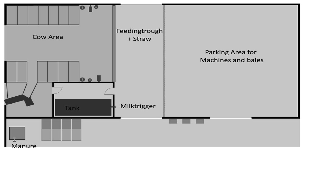 LS19,Maps & Gebäude,Gebäude mit Funktion,,Moderner Kuhstall