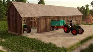 landwirtschafts farming simulator ls fs 19 ls19 fs19 2019 ls2019 fs2019 mods free download farm sim Holz Stadel 1.0.0.0