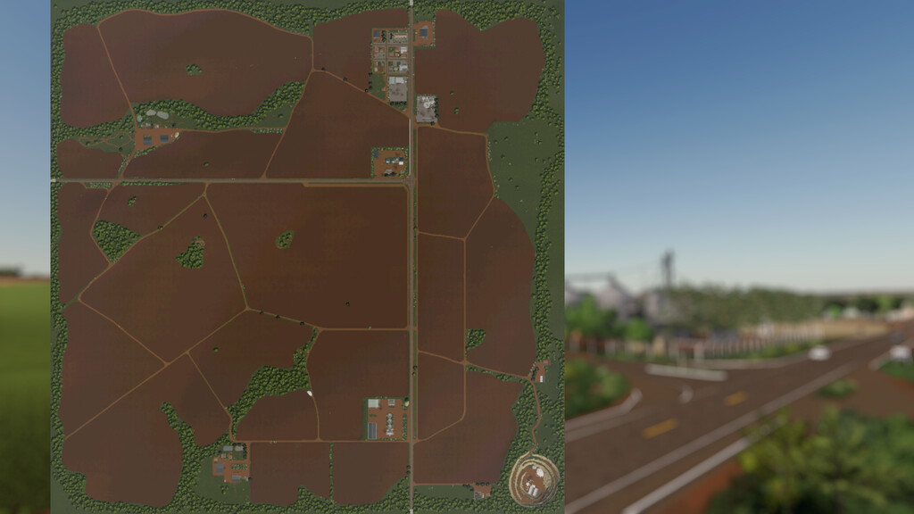 LS19,Maps & Gebäude,Maps,,Karte der Estancia São Carlos