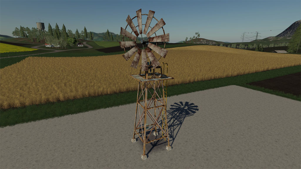 LS19,Maps & Gebäude,Objekte mit Funktion,,Windmühle