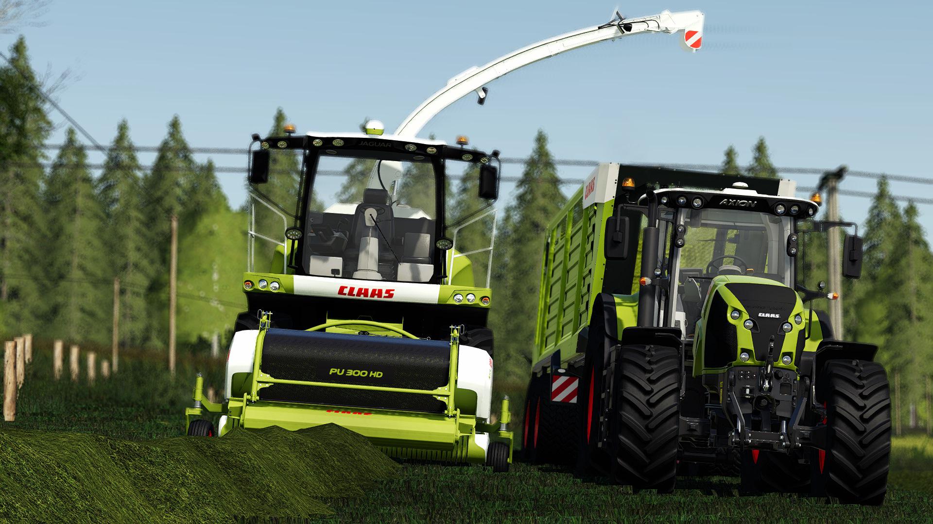 LS19,Selbstfahrer,Feldhäcksler,,Claas Jaguar 800 Pack