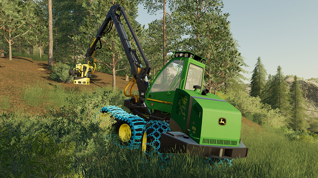 LS19,Selbstfahrer,Forstmaschinen,,John Deere 1070D Eco III