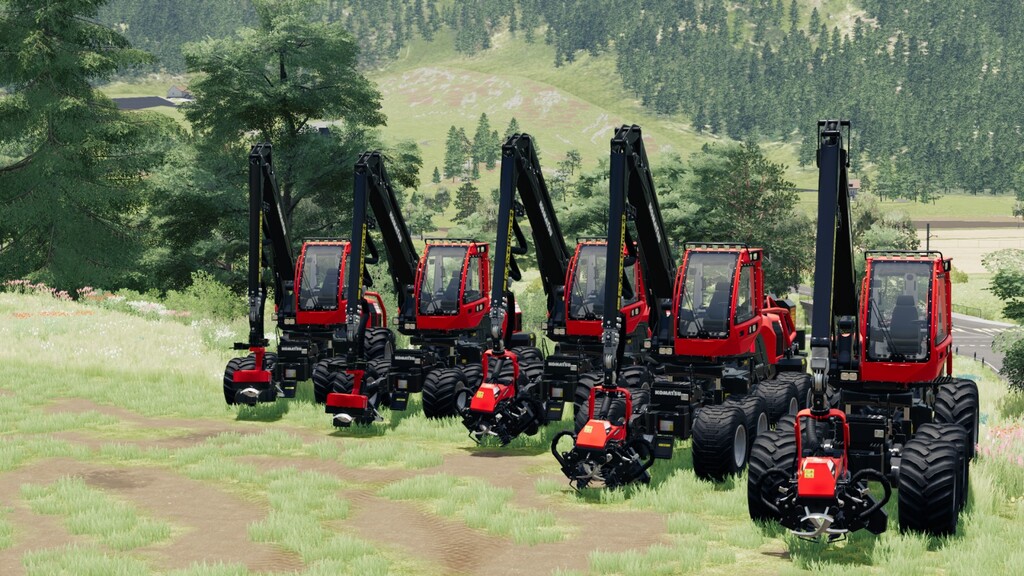 LS19,Selbstfahrer,Forstmaschinen,,Komatsu Harvester Pack