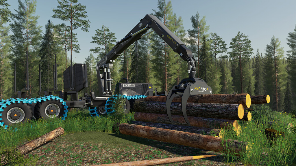 LS19,Selbstfahrer,Forstmaschinen,,NMC Goliath Forest Machines