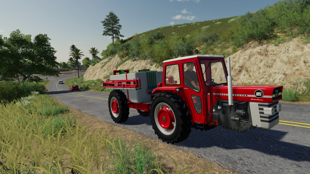 LS19,Selbstfahrer,Selbstfahrspritzen,,Massey Ferguson 185 Spritzgerät (Eigenbau)