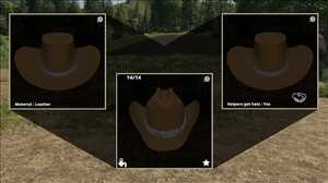landwirtschafts farming simulator ls fs 19 ls19 fs19 2019 ls2019 fs2019 mods free download farm sim Cowboy-Hut 1.0.2.0