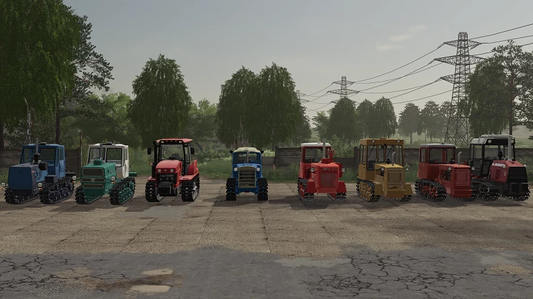 LS19,Traktoren,Ostalgie,,Pack russische Kettenfahrzeuge