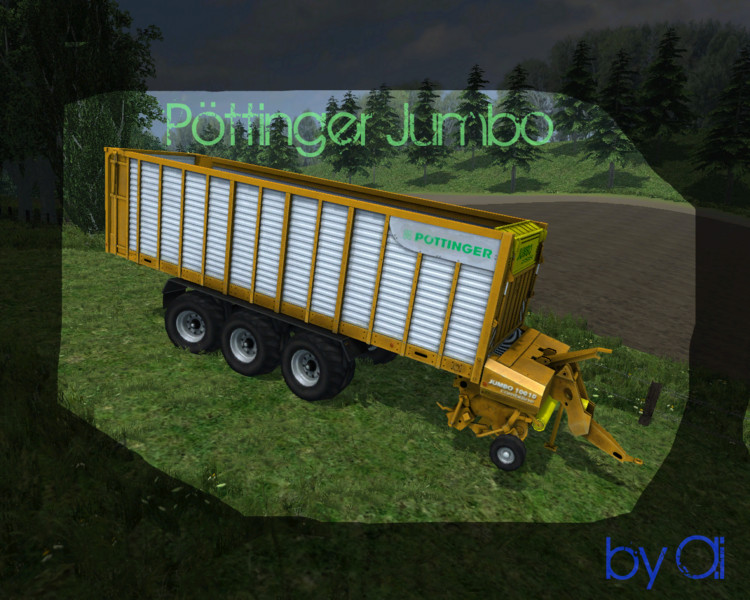 LS2013,Anhänger,Ladewagen,,Poettinger Jumbo 10010 Combiline