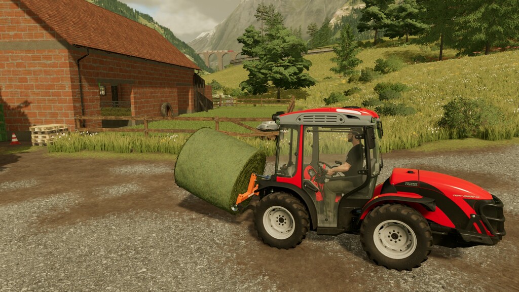 LS22,Anbaugeräte,Ballentechnik,,Ballengabel Deleks DK-3