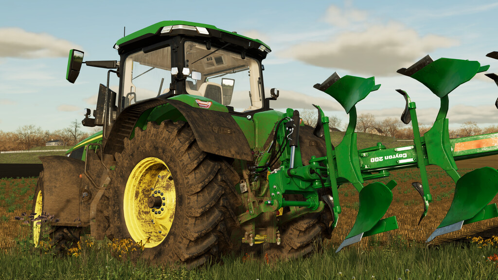 LS22,Anbaugeräte,Bodenbearbeitung,Pflüge,Lemken VariOpal 8 Und Amazone Cayron 200