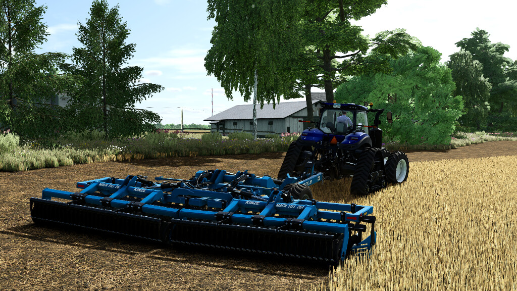 LS22,Anbaugeräte,Bodenbearbeitung,Scheibeneggen,Kinze Mach Till Und Degelman Pro-Till Paket