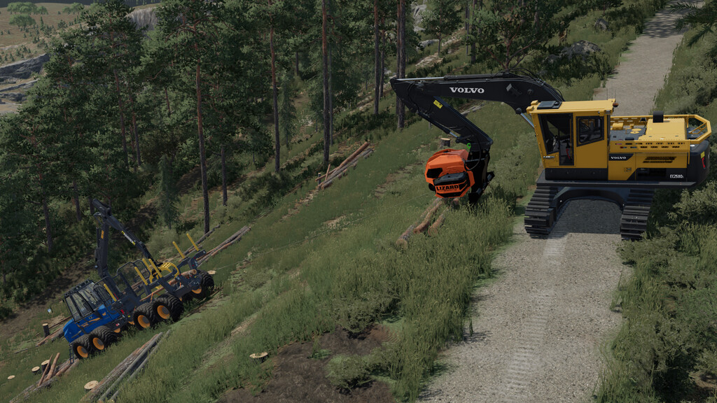 LS22,Anbaugeräte,Forsttechnik,,Lizard Forestry T20 Seilwinde