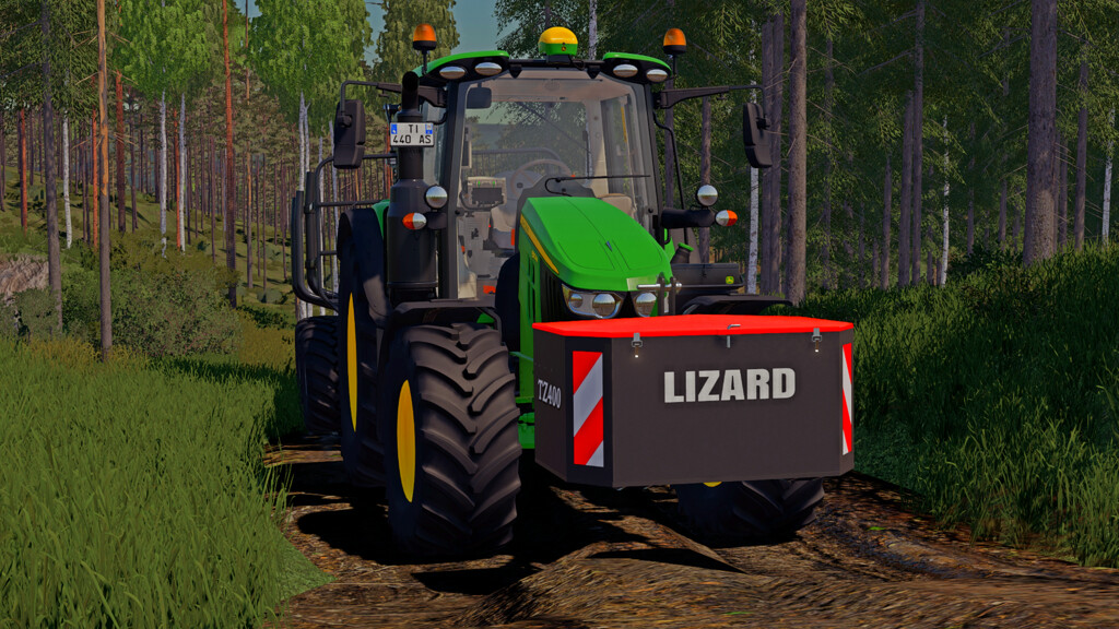 LS22,Anbaugeräte,Gewichte,,LIZARD TZ400