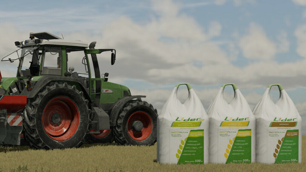 LS22,Anbaugeräte,Ladegüter,Big Bags,Dünger Und Kalk Big Bags Pack