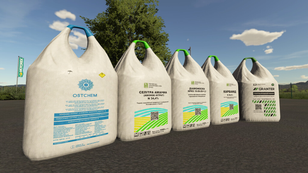 landwirtschafts farming simulator ls fs 22 2022 ls22 fs22 ls2022 fs2022 mods free download farm sim Paletten Und Big Bags UA Pack 1.0.0.0