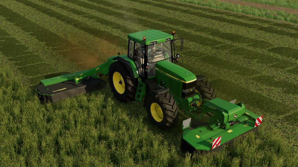LS22,Anbaugeräte,Mähwerke,,Kuhn und John Deere Mähwerk Packet