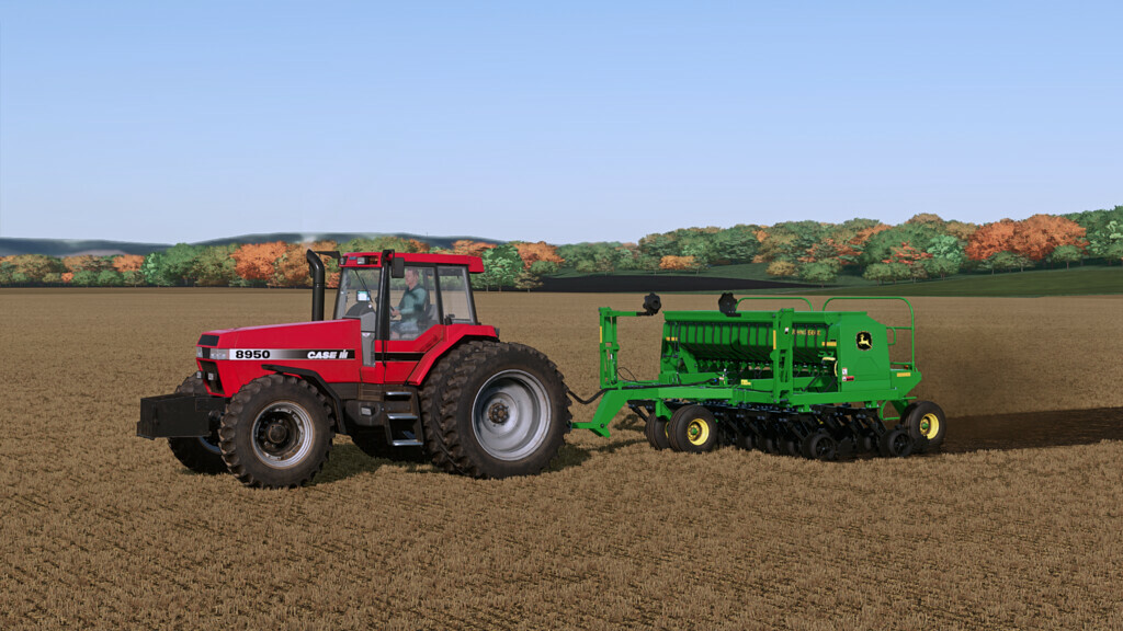 LS22,Anbaugeräte,Saattechnik,Drillsämaschinen,John Deere 1590 Und Tandem