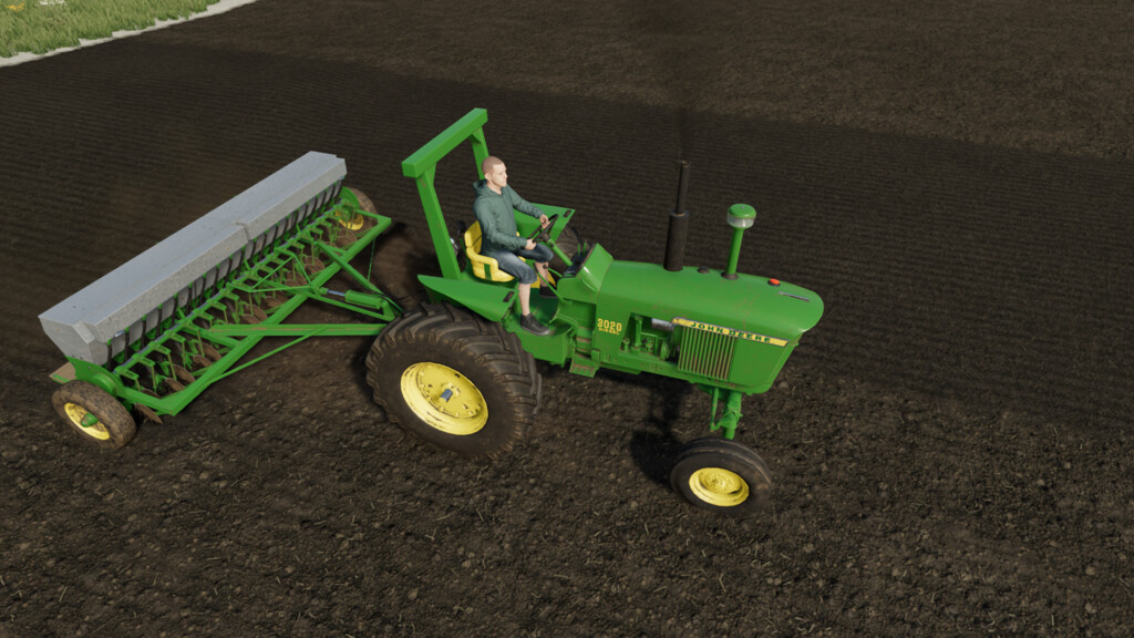 LS22,Anbaugeräte,Saattechnik,Drillsämaschinen,John Deere B 12ft Sämaschine