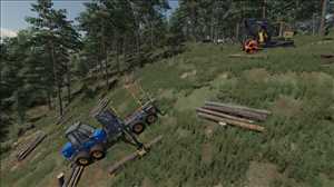 landwirtschafts farming simulator ls fs 22 2022 ls22 fs22 ls2022 fs2022 mods free download farm sim Lizard Forestry T20 Seilwinde 1.0.0.0