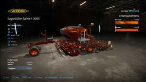 landwirtschafts farming simulator ls fs 22 2022 ls22 fs22 ls2022 fs2022 mods free download farm sim Eagle355th Väderstad SpiritR300S 1.0