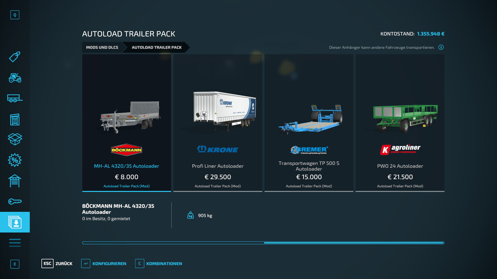 LS22,Anhänger,Anhänger-Packs,,Autoload Stock Trailer Pack