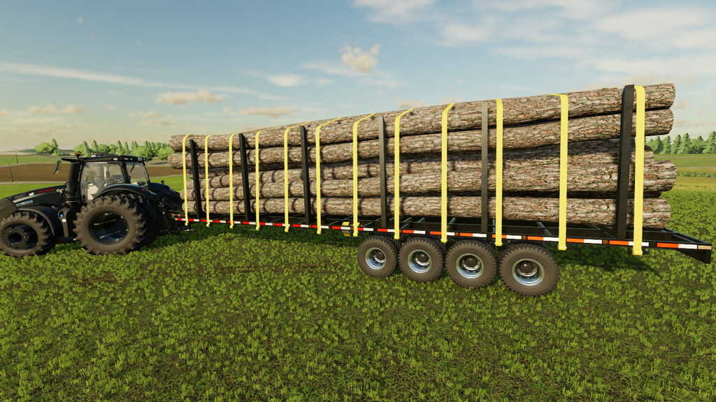 LS22,Anhänger,Ballentransport,,40' Lizard Flachbett Autoloading Ballenanhänger