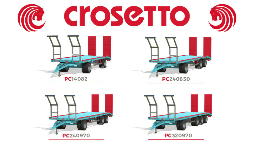 LS22,Anhänger,Ballentransport,,Crosetto PC Pack Zusatzfunktionen