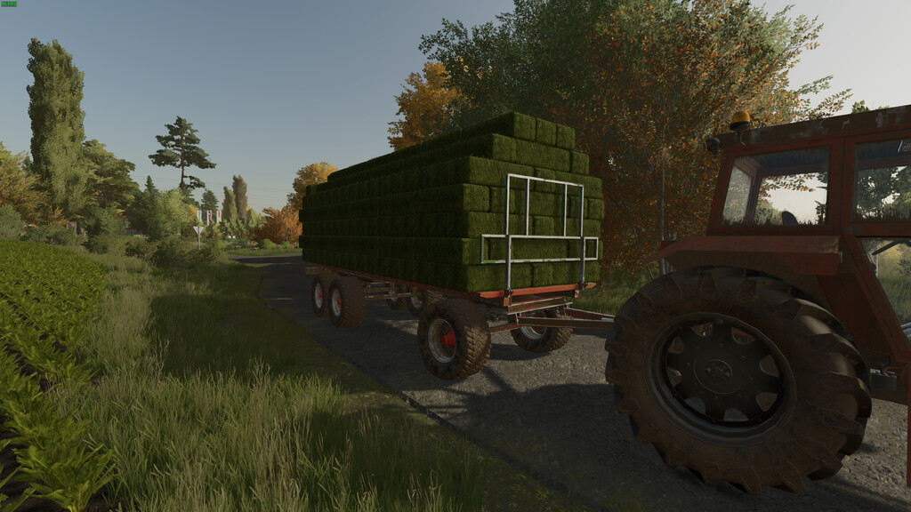 LS22,Anhänger,Ballentransport,,Homemade Bale Trailer