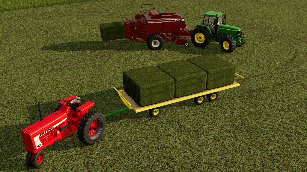 LS22,Anhänger,Ballentransport,,John Deere 1275 Bale Wagons